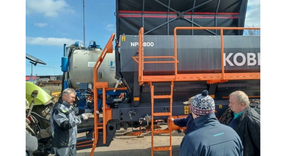 Запуск новой машины NPK 800!