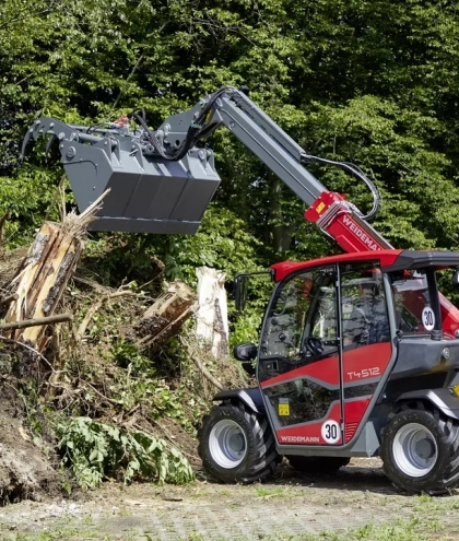 Телескопический погрузчик Weidemann T4512
